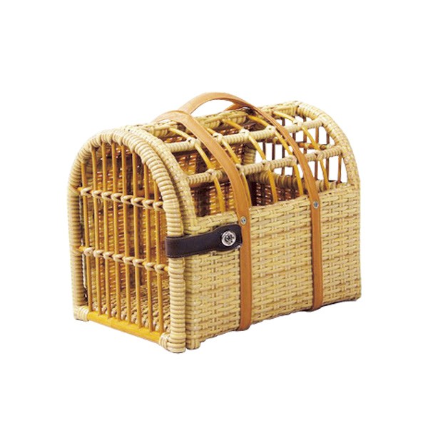 □在庫限り・入荷なし□籐 ペット用バスケット キャリーケース ラタン