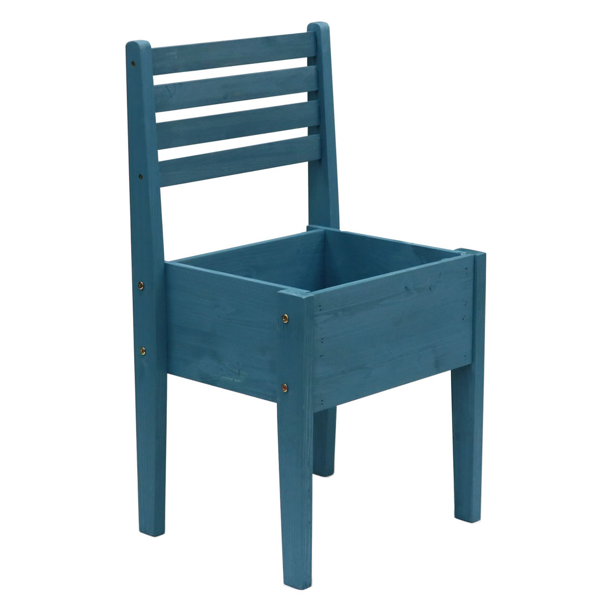 プランタースタンド 天然木 チェア型 幅40cm 木製 （ プランター