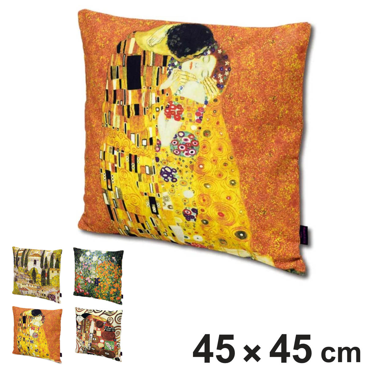 ウィーンで買ったクリムトのクッションカバー ウィーンで買ったクリムトのクッションカバー