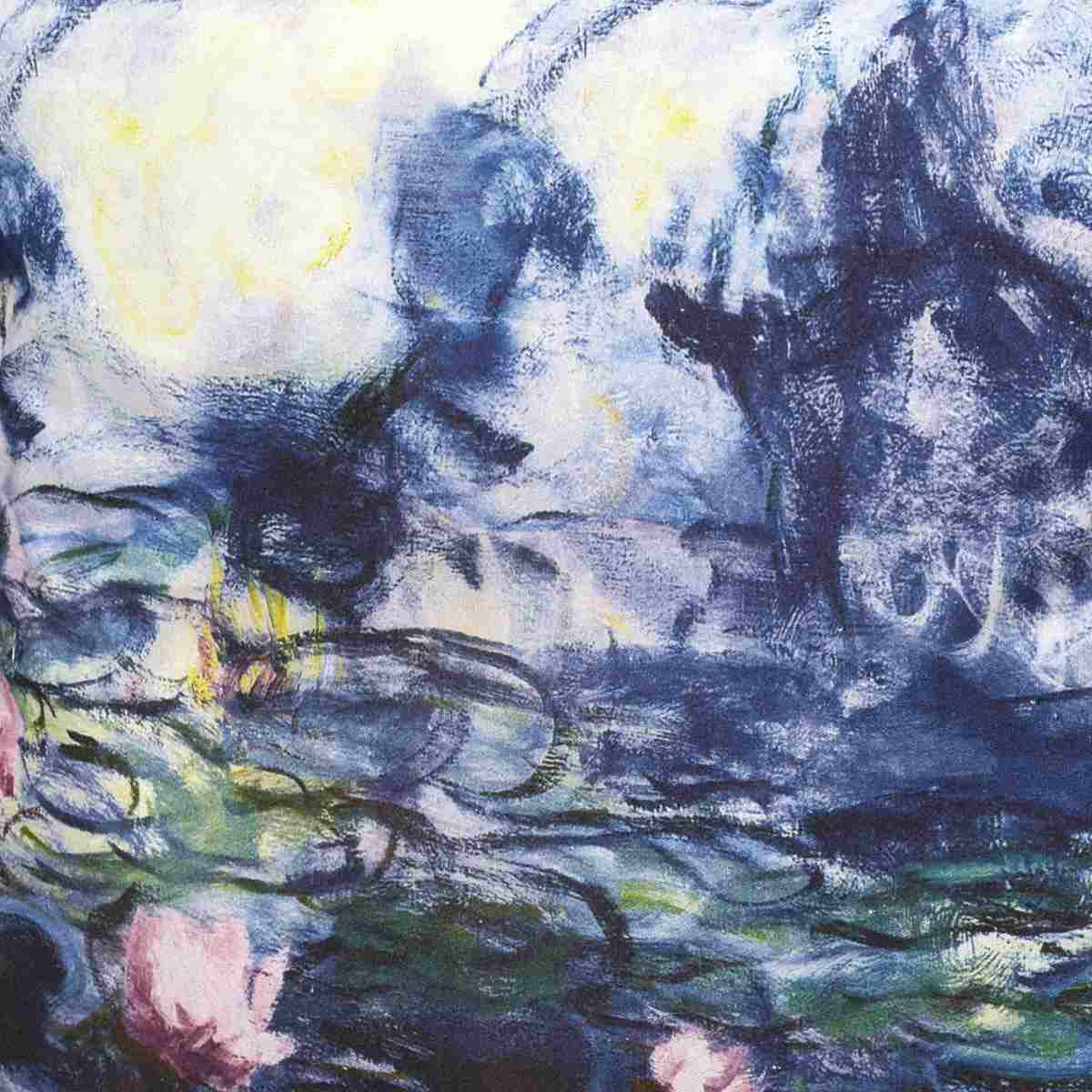 クッションカバー 名画クッションカバー 45×45cm モネ （ クッション