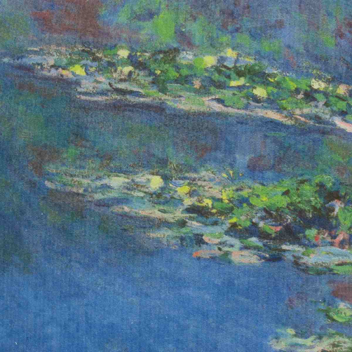 クッションカバー 名画クッションカバー 45×45cm モネ （ クッション