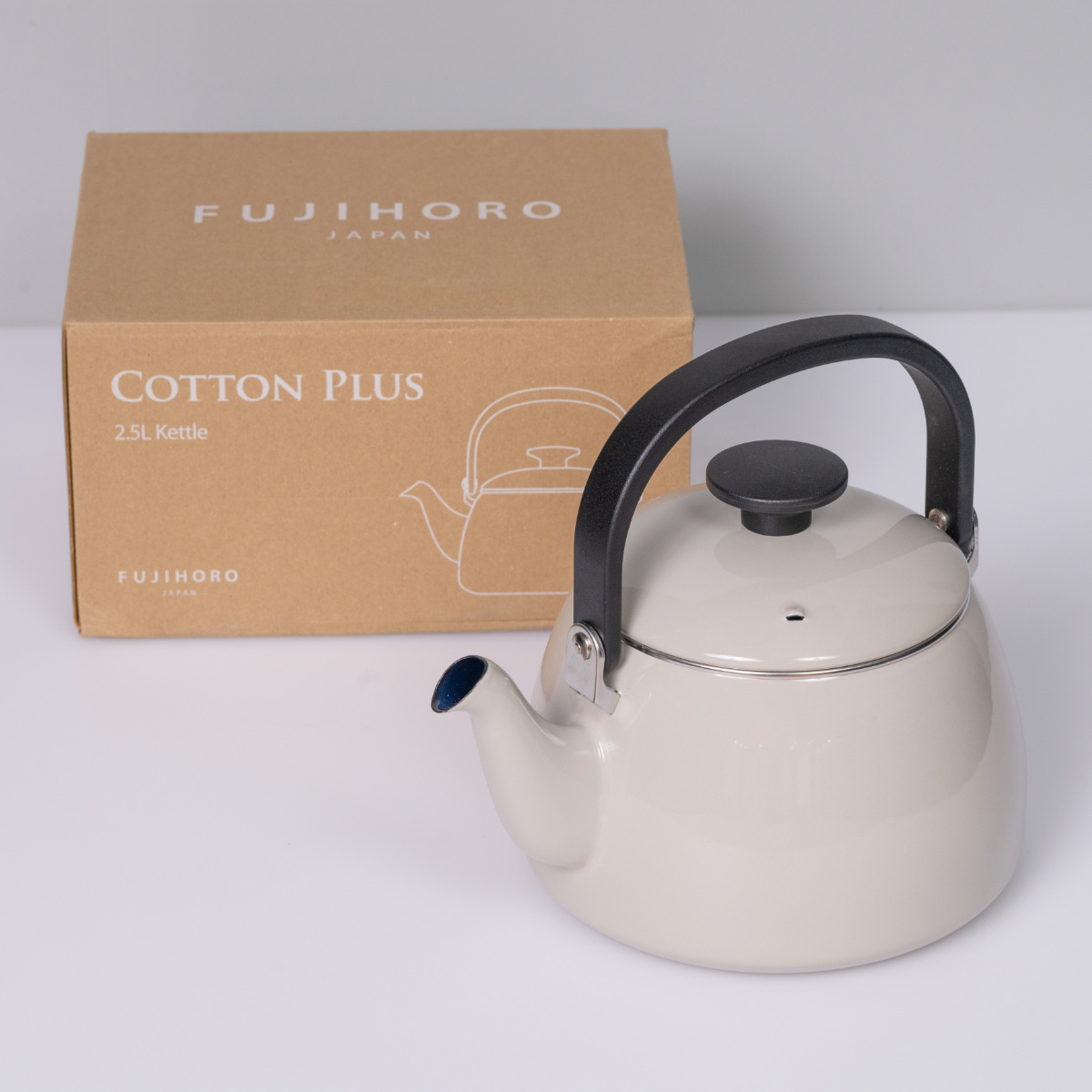 Cotton Series やかん 2.5L IH対応 Plus 富士ホーロー Honey Ware