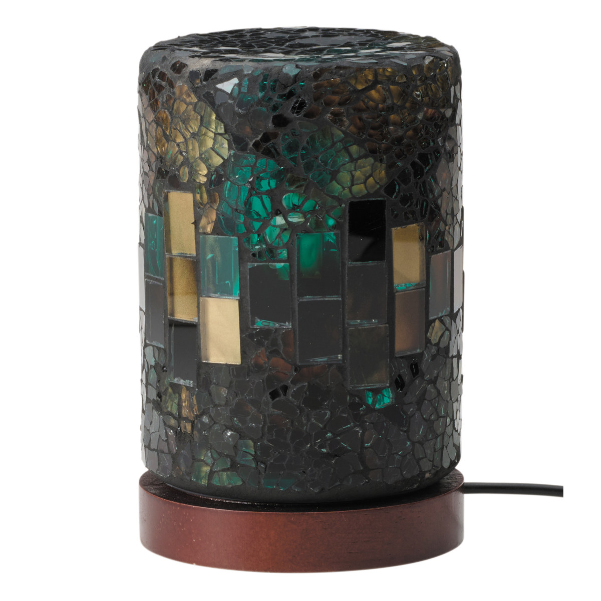 テーブルランプ ミニモザイクLEDランプ USB電源 ACアダプター付き 無