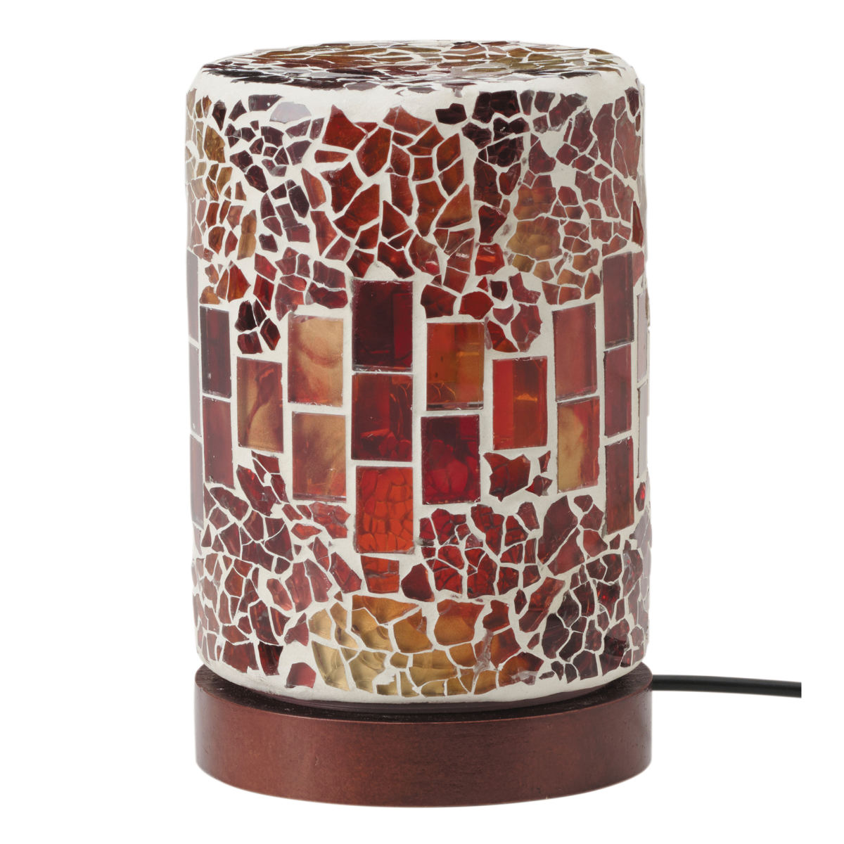 テーブルランプ ミニモザイクLEDランプ USB電源 ACアダプター付き 無