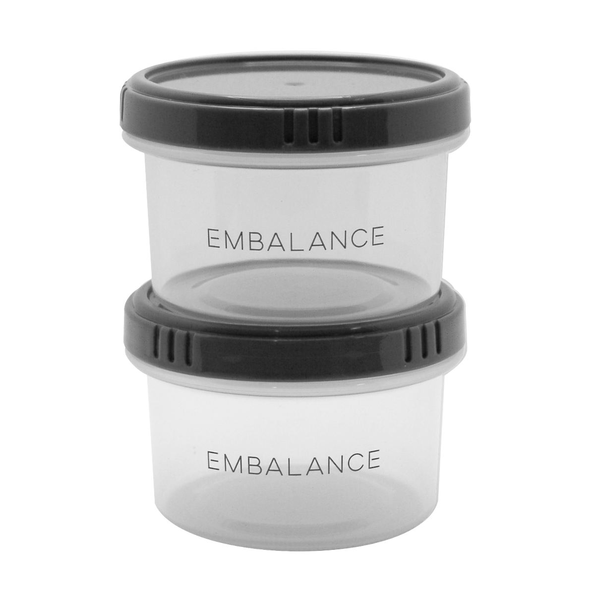 EMBALANCE 保存容器 130ml ラウンドコンテナ 丸型 XS 同色2個セット