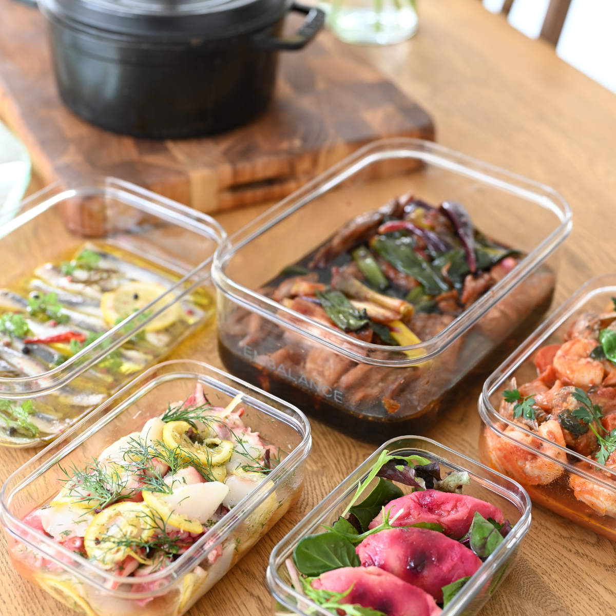 EMBALANCE 保存容器 920ml クリ...の詳細画像2