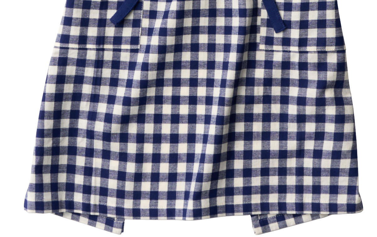 エプロン ヴィシー habitue （ キッチンエプロン アビチュアル 綿100