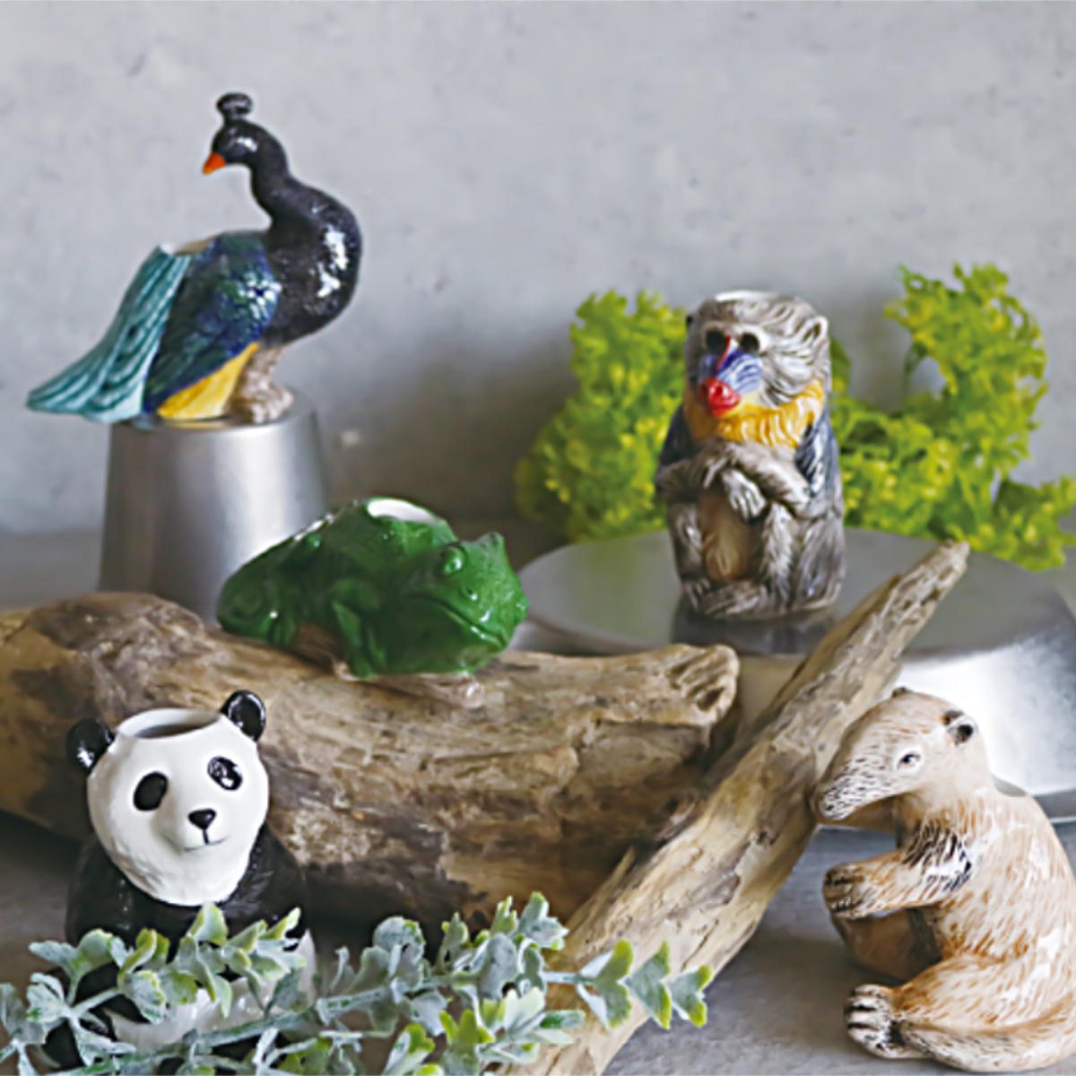 花瓶 一輪挿し フラワーベース 動物 （ 花びん 花器 アニマル 置物