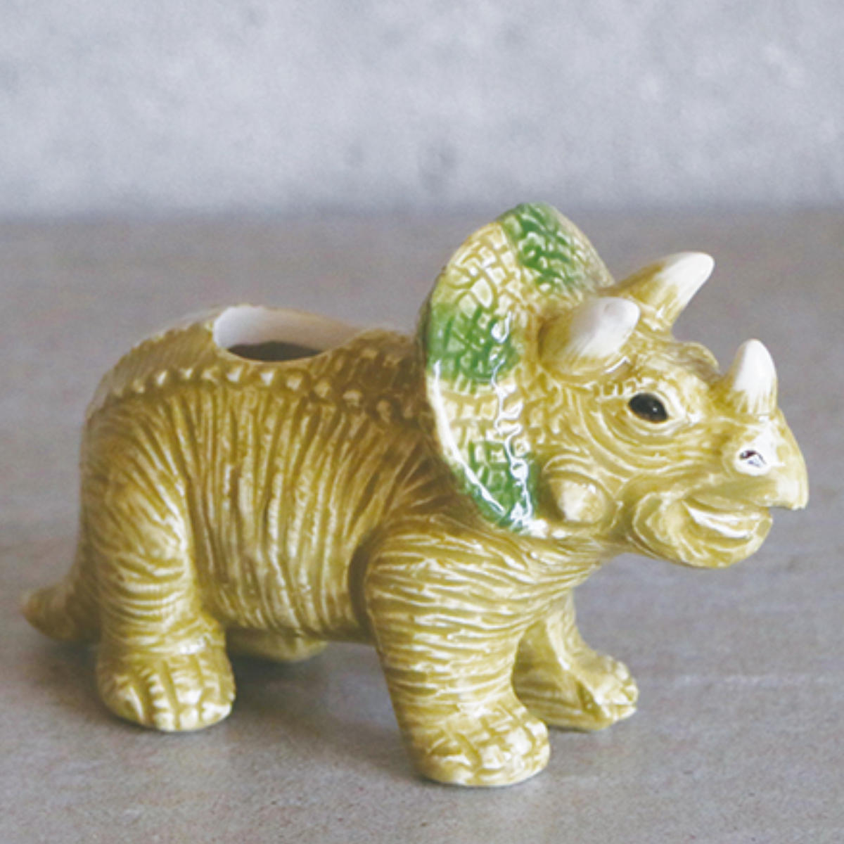 花瓶 一輪挿し フラワーベース 恐竜 （ 花びん 花器 きょうりゅう 置物