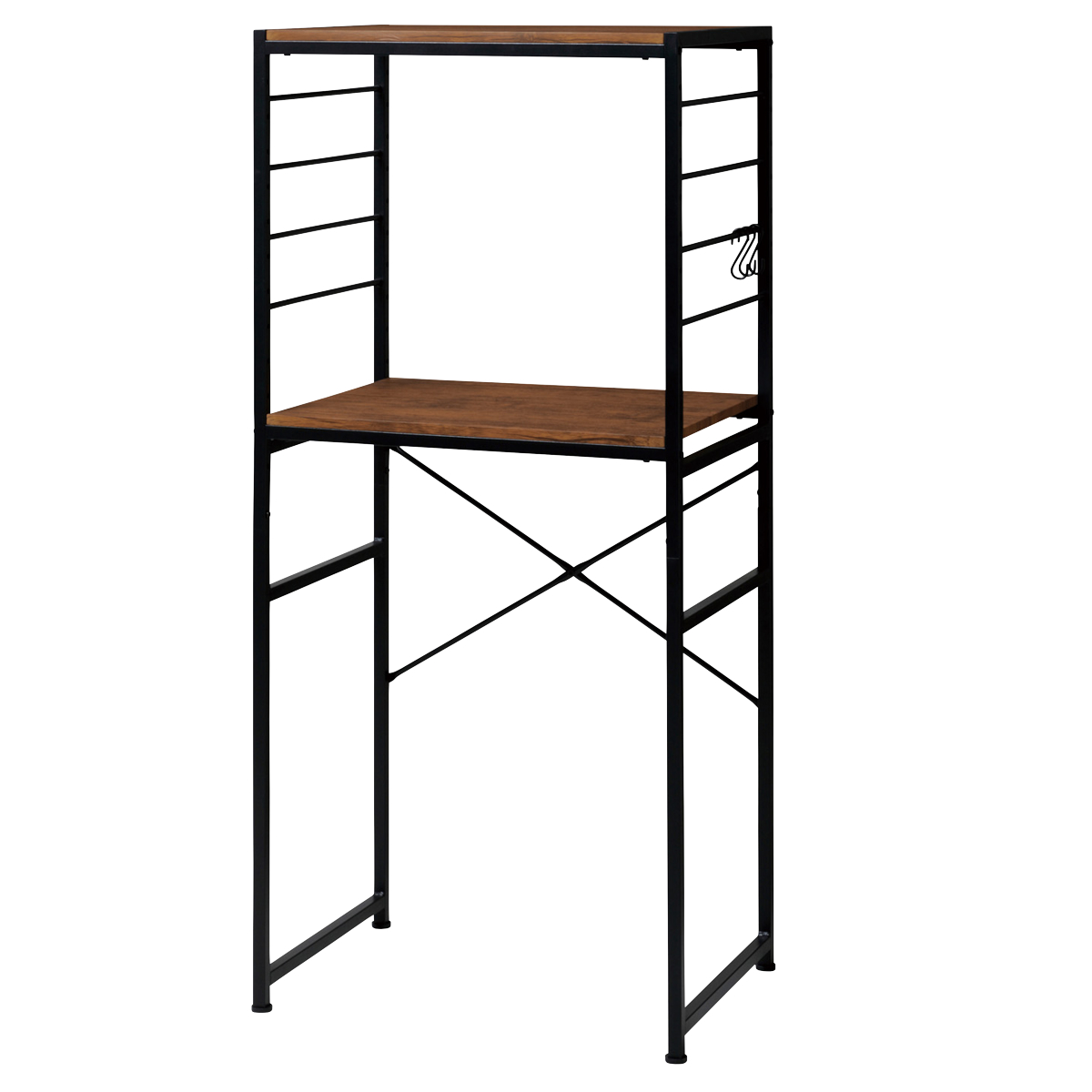 弘益 ゴミ箱上 レンジラック 幅64cm 可動棚 フック付 Like Vintage