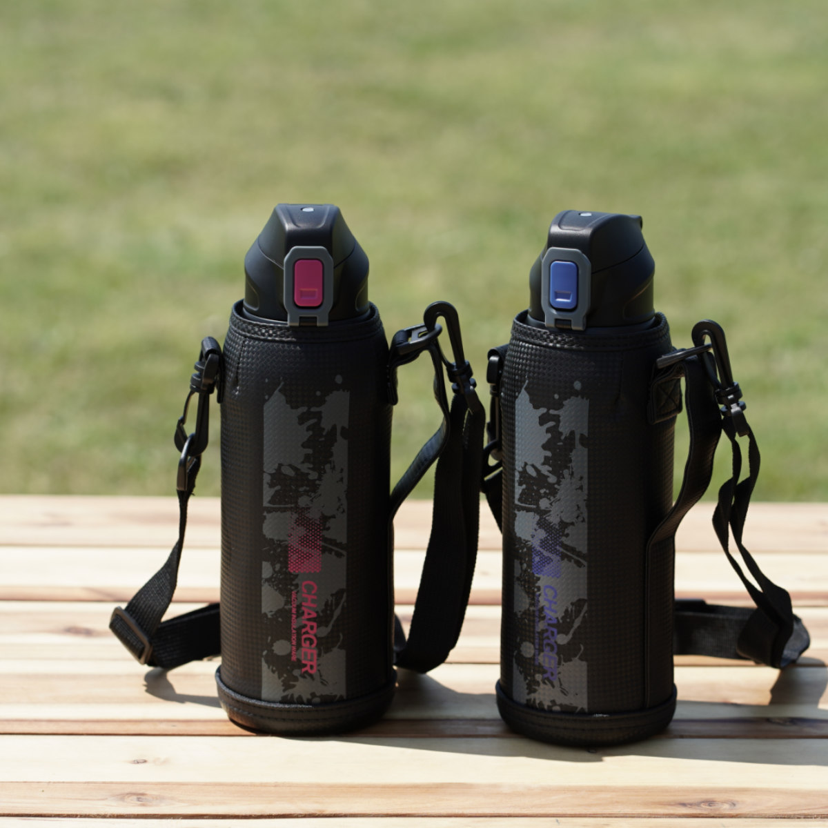 パール金属 水筒 1.1L ファストチャージャー ダイレクトボトル ポーチ