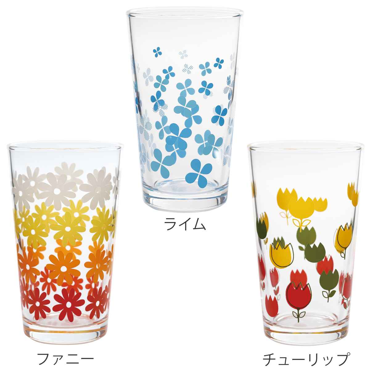 東洋佐々木ガラス タンブラー 275ml 昭和のプリントグラス ガラス
