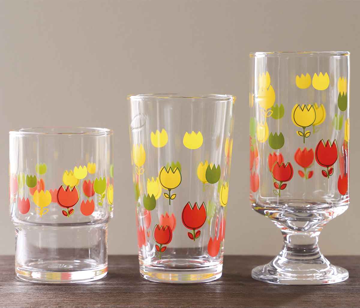 東洋佐々木ガラス タンブラー 275ml 昭和のプリントグラス ガラス