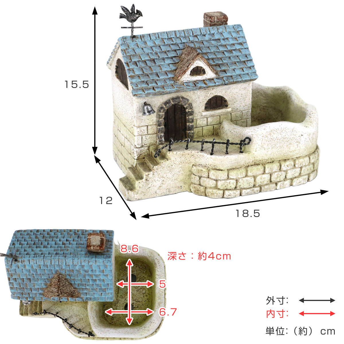ma＿ko様 屋根付きウッドプランター ショップ風屋根付きウッド
