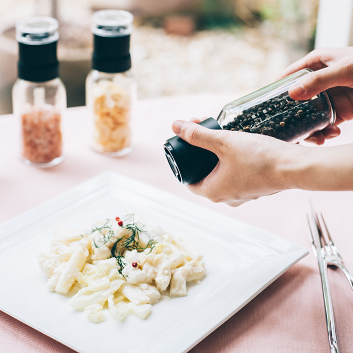 HARIO（ハリオ） スパイスミル 150ml 塩・コショウ 耐熱ガラス製