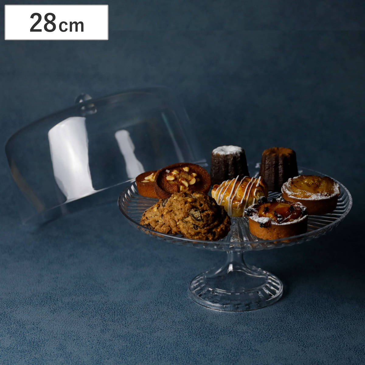 CB JAPAN ケーキスタンド&ドーム 28cm 8号 UCA プラスチック