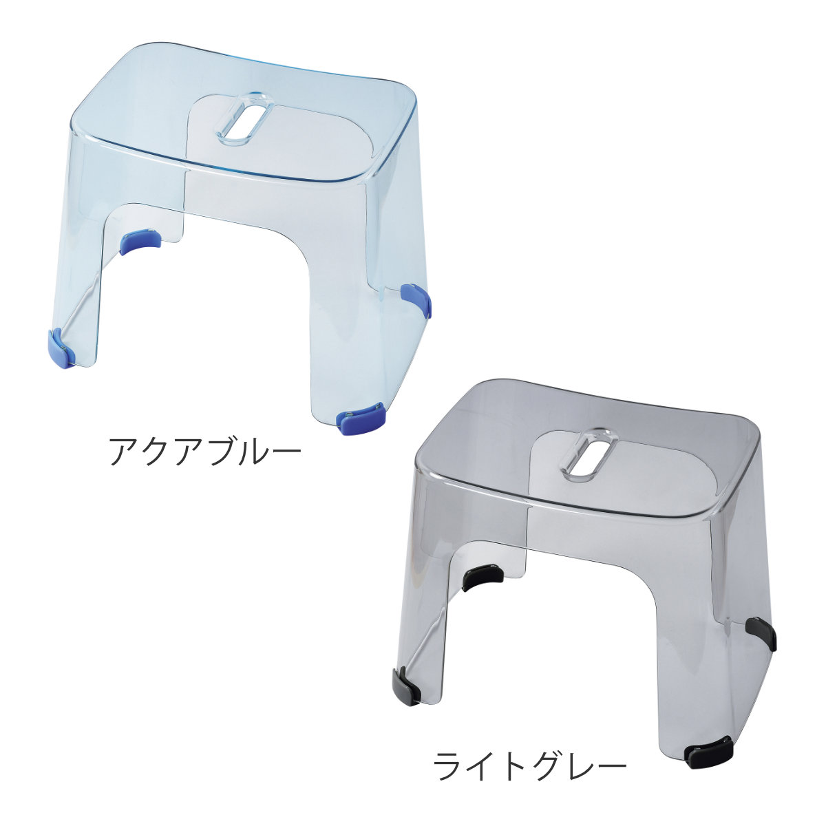 パール金属 風呂椅子 バスアクリア 25cm 日本製 （ 風呂いす クリア