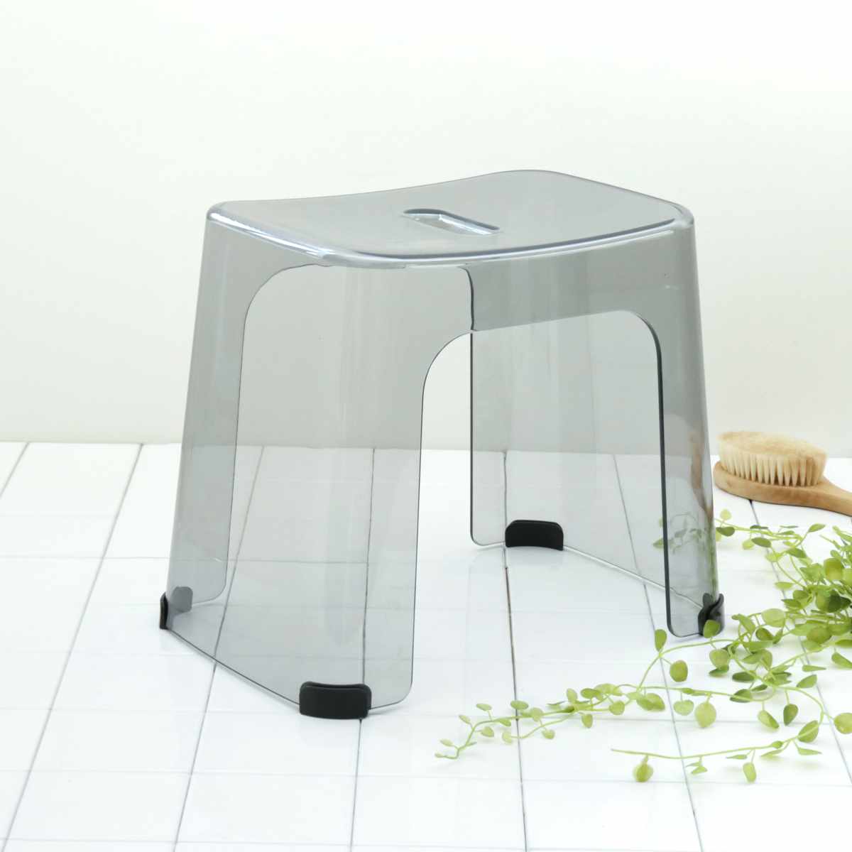 パール金属 風呂椅子 バスアクリア 30cm 日本製 （ 風呂いす クリア