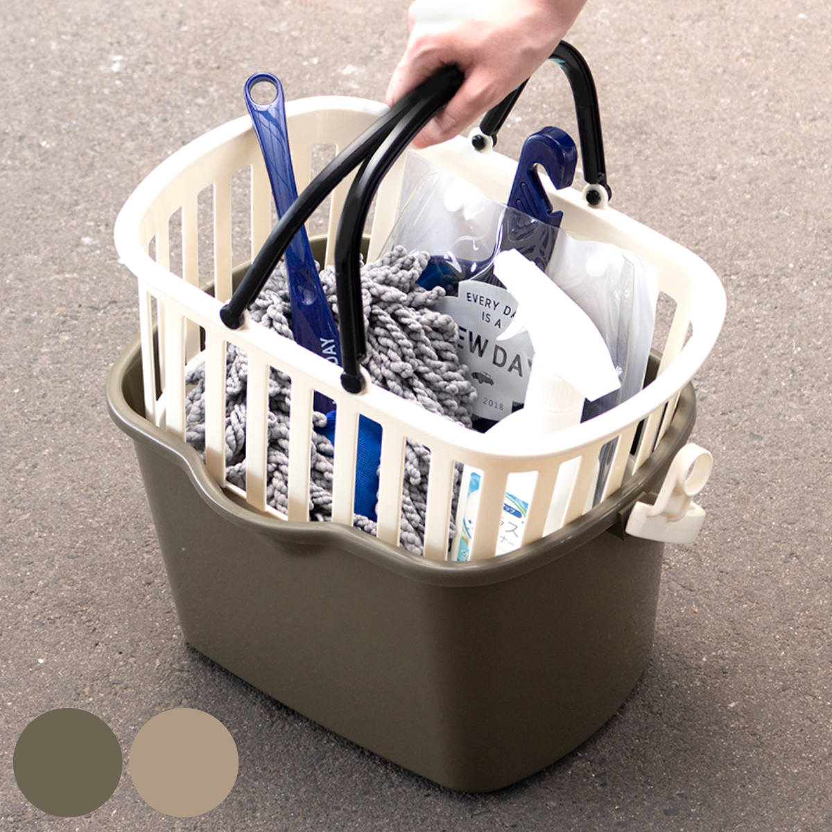 不動技研（FUDOGIKEN） バスケット カーゴバケツ 収納 洗える （ 幅37