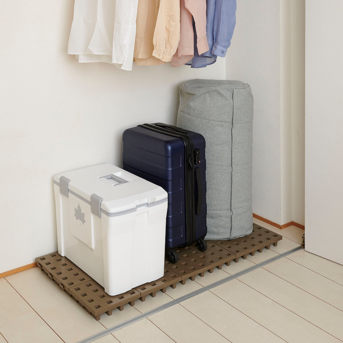 すのこ ジョイントパレット 20×20cm 4枚入り （ スノコ プラスチック