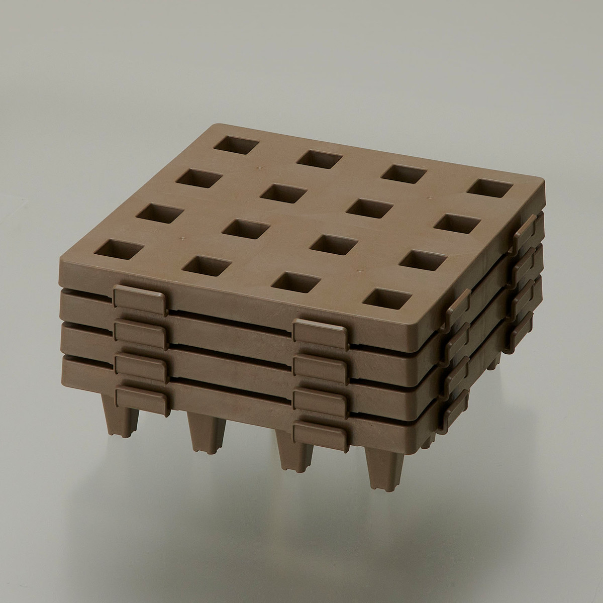 すのこ ジョイントパレット 20×20cm 4枚入り （ スノコ プラスチック