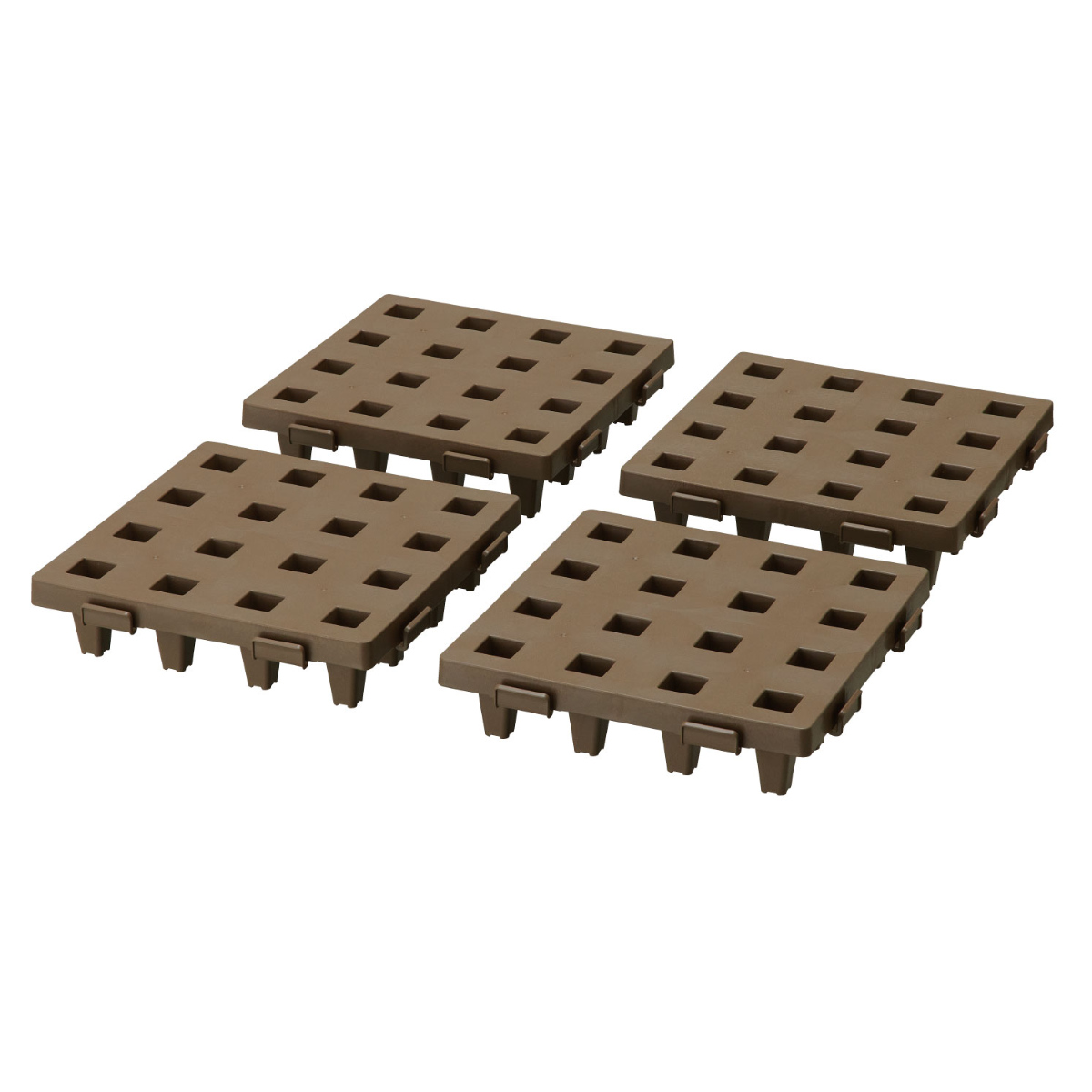 すのこ ジョイントパレット 20×20cm 4枚入り （ スノコ プラスチック