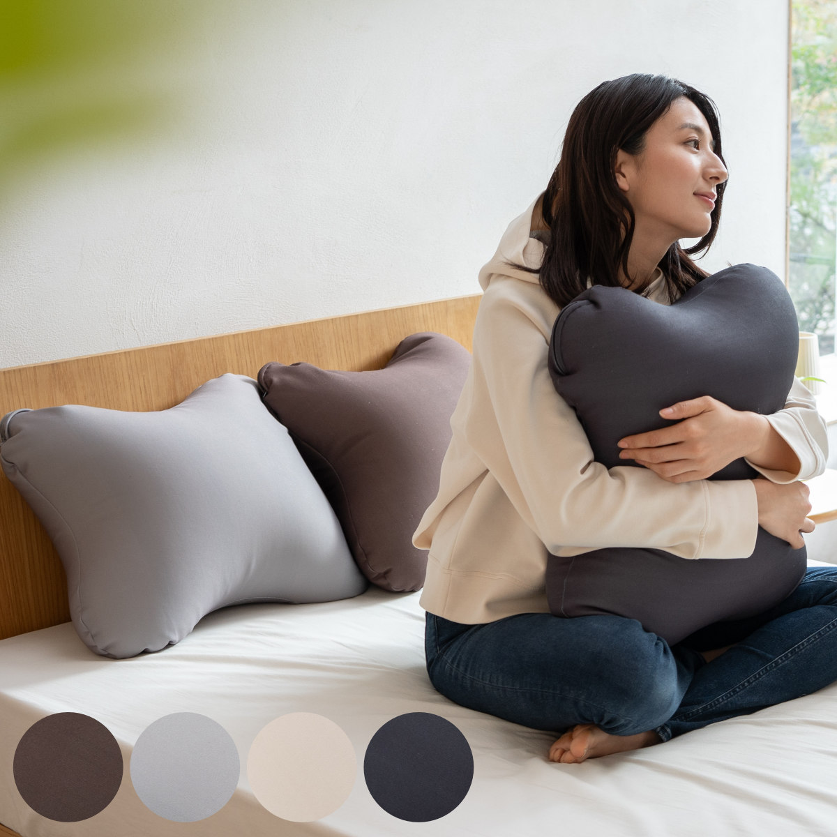 ビーズクッション コアラ 44×53cm （ クッション 角型 四角 小さい