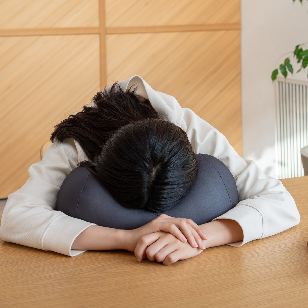 ビーズクッション ホール 幅35cm （ クッション 小さい ピロー 枕