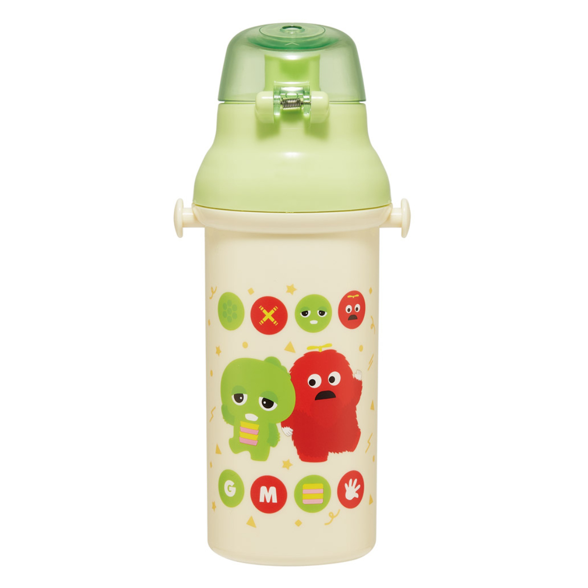 スケーター 水筒 480ml 抗菌直飲プラボトル ガチャピンムック （ 子供