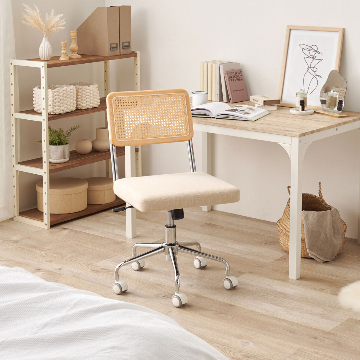 IKEA GREGOR ラタン製ベージュデスクチェア IKEA GREGOR ラタン製ベージュデスクチェア - メルカリ