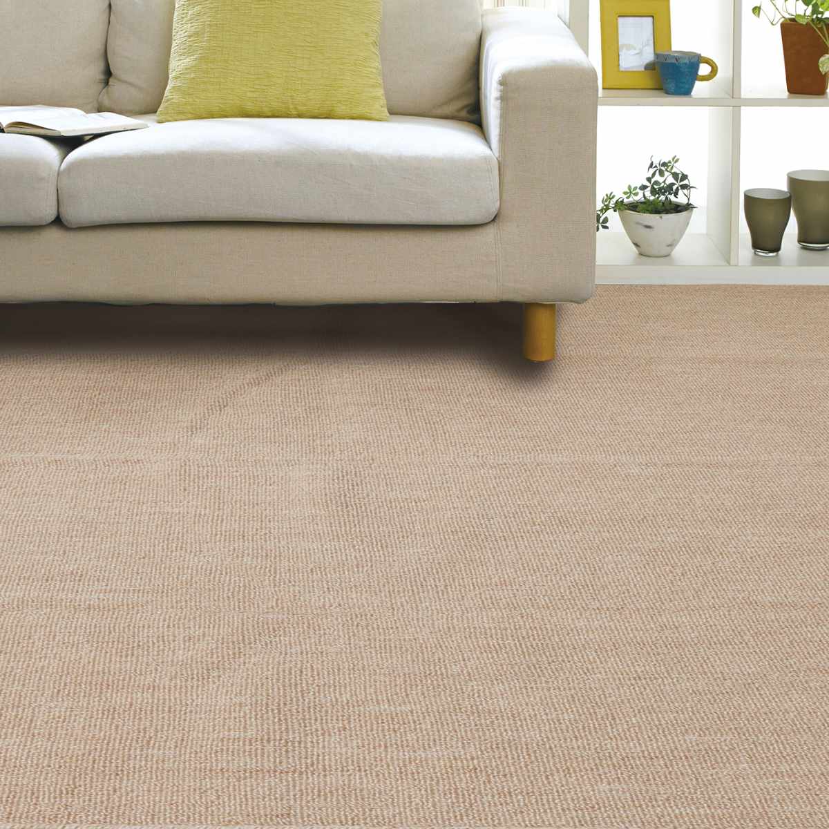 大島屋 カーペット タフトカーペット 261x352cm 江戸間6畳 ホット
