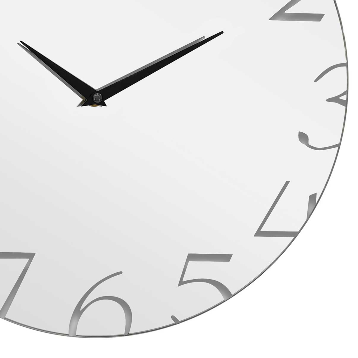 ミラースケルトン ウォールクロック 掛時計 ミラー 壁掛け 時計 モダン インテリア雑貨 レストラン ウォール