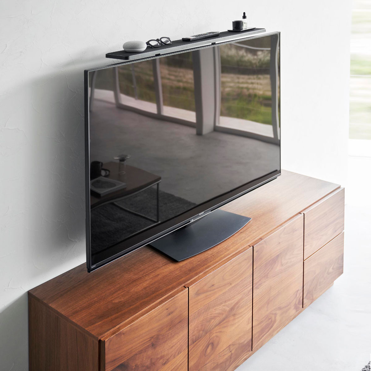 山崎実業 smart テレビ上ラック スマート ワイド100 （ 4903208035293