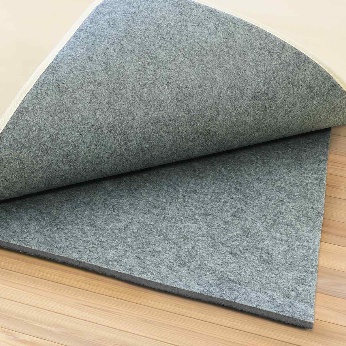 大島屋 ラグ 防音 下敷きラグ 2cm厚 180x235cm 生活音軽減 オール