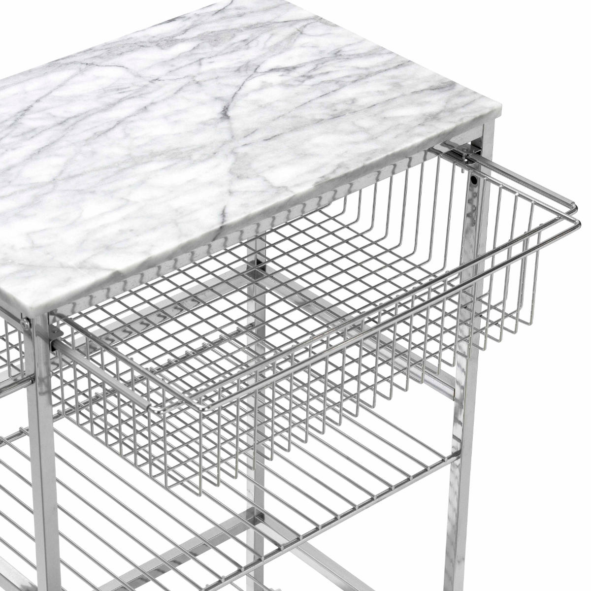 ASPLUND（アスプルンド） キッチンワゴン マーブルトップトローリー S