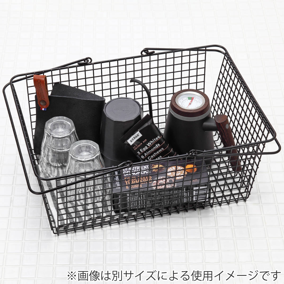 ASPLUND（アスプルンド） 買い物かご ワイヤーバスケット S （ 幅23.5