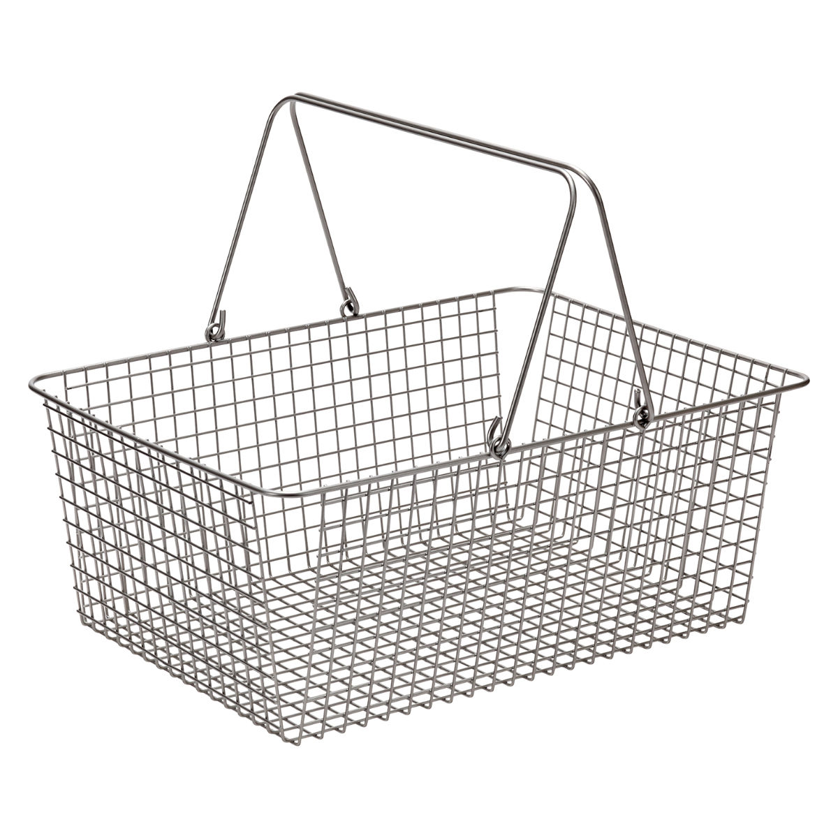 ASPLUND 買い物かご ワイヤーバスケット L ( 幅39×奥行28×高さ ASPLUND 買い物かご ワイヤーバスケット L ( 幅39×奥行28×高さ