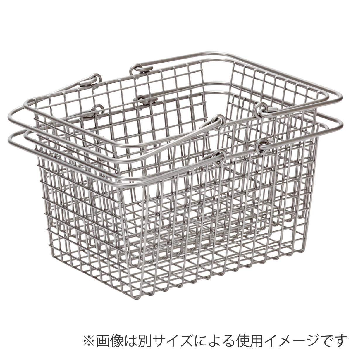 ASPLUND（アスプルンド） 買い物かご ワイヤーバスケット L （ 幅39