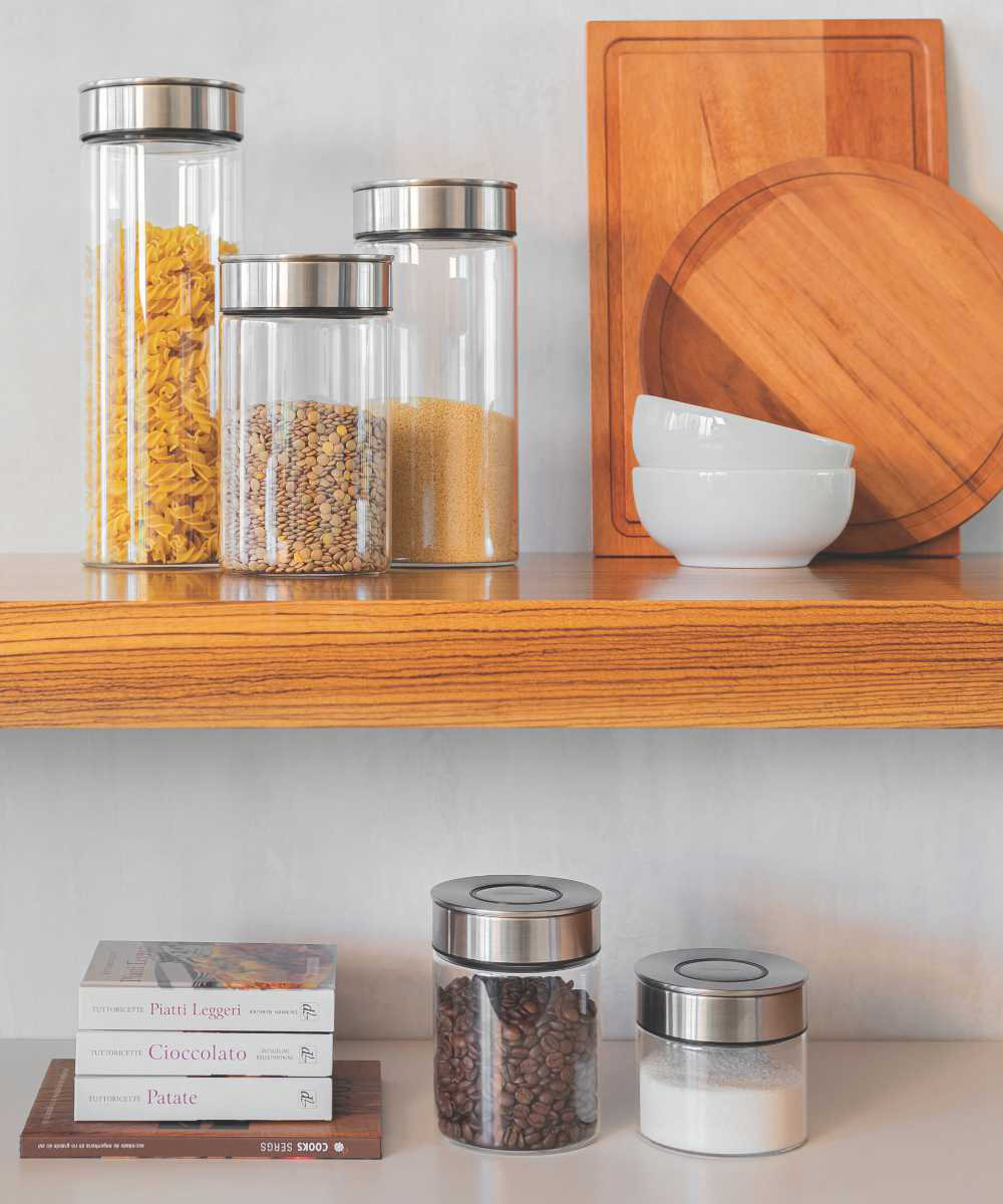 TRAMONTINA（トラモンティーナ） 保存容器 400ml プレッザ グラス