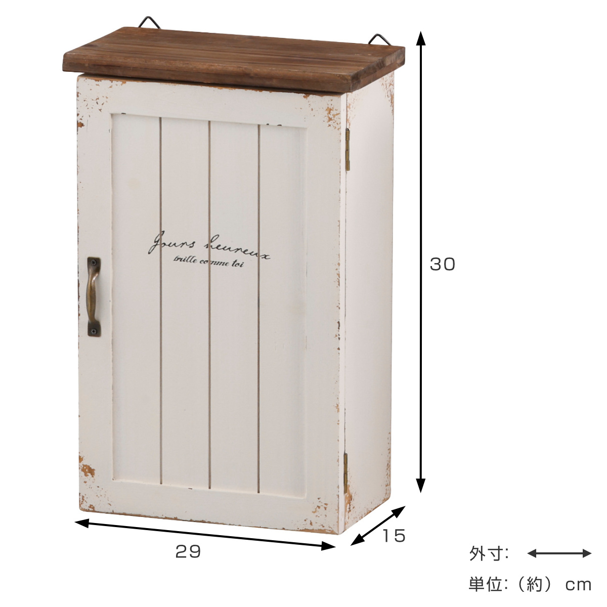 HABITER（アビテ） 壁掛け 棚 ラルモニ ウォールキャビネット 木製