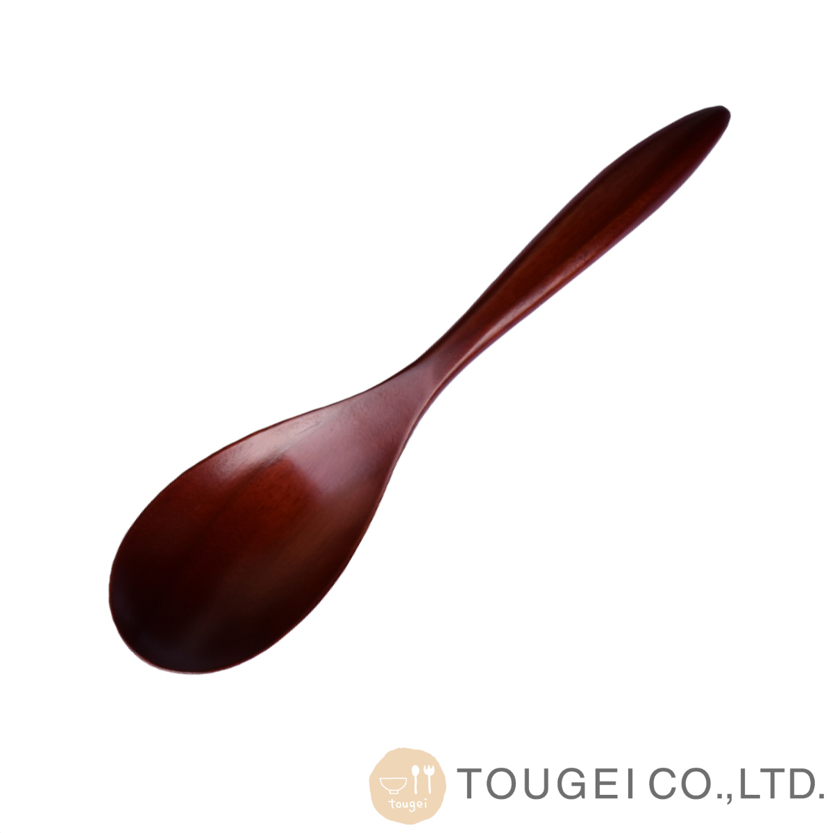 レンゲ 16cm 木製 漆塗り 黒漆 朱漆 （ 木製レンゲ れんげ 蓮華 木製