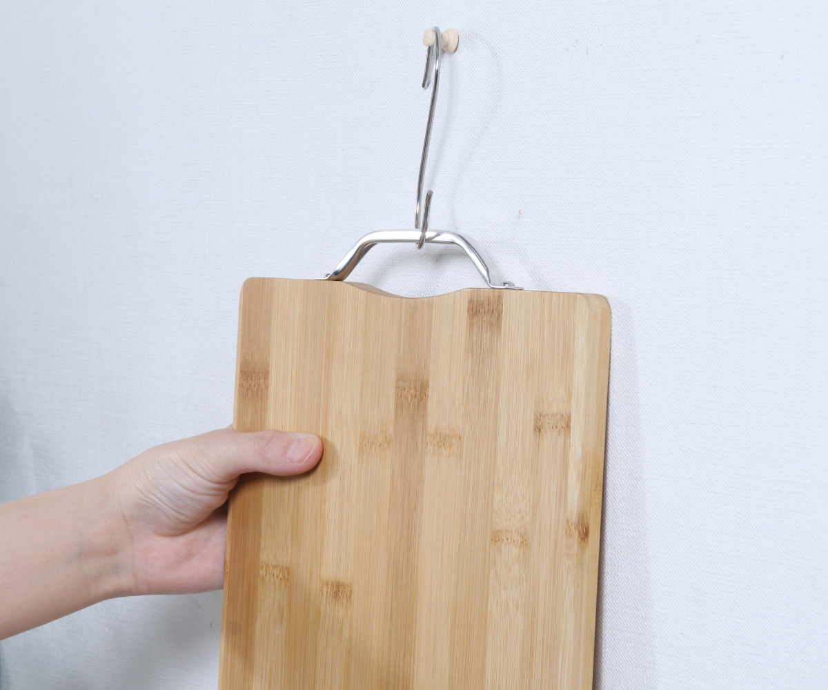 不二貿易（Fuji Boeki） まな板 35cm 竹製 持ち手付き バンブー