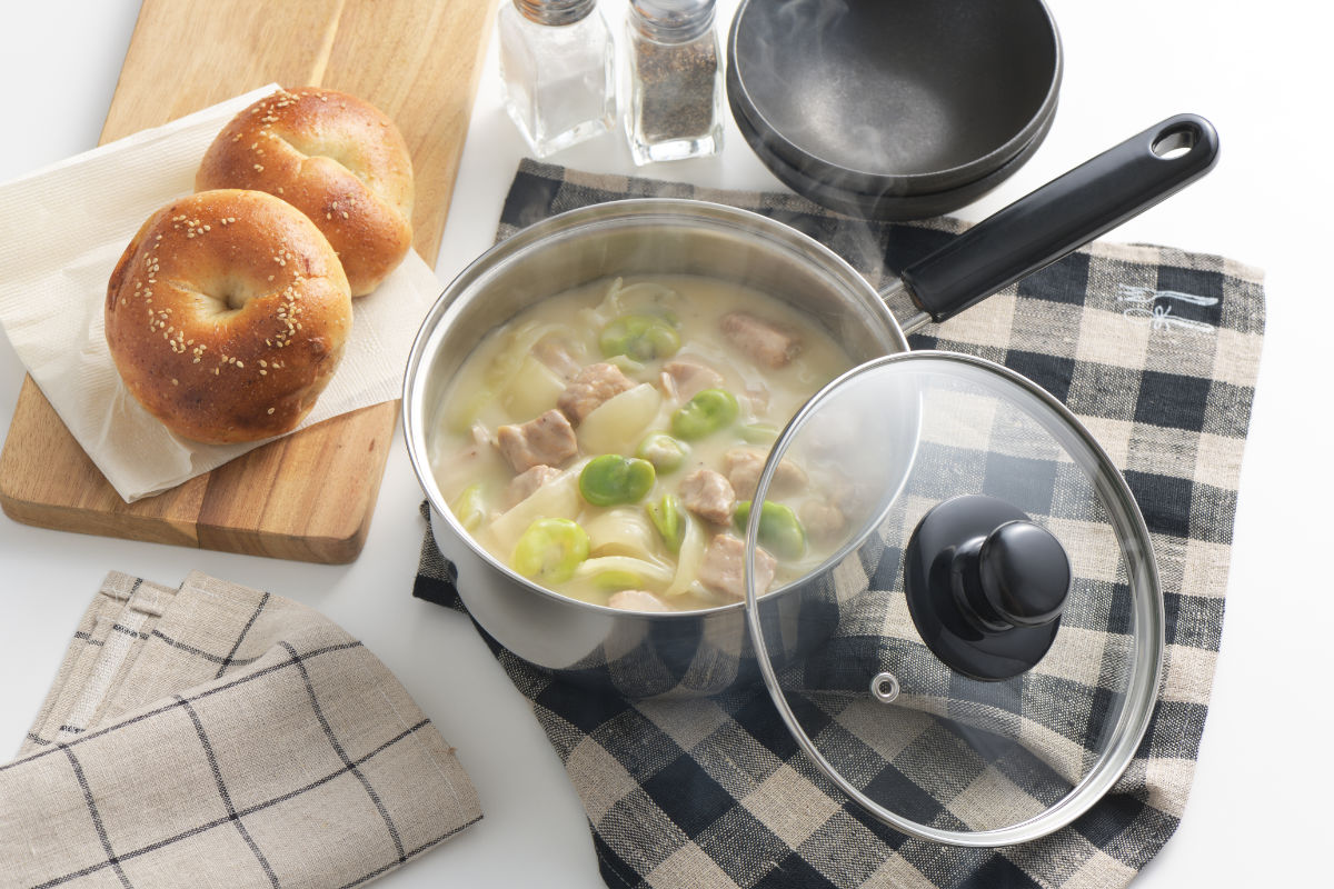 専用新品 クックベスト CookBest ステンレス 鍋 セット　IH対応@ CookBest クックベスト IH対応 片手鍋 浅型フライパン 未使用
