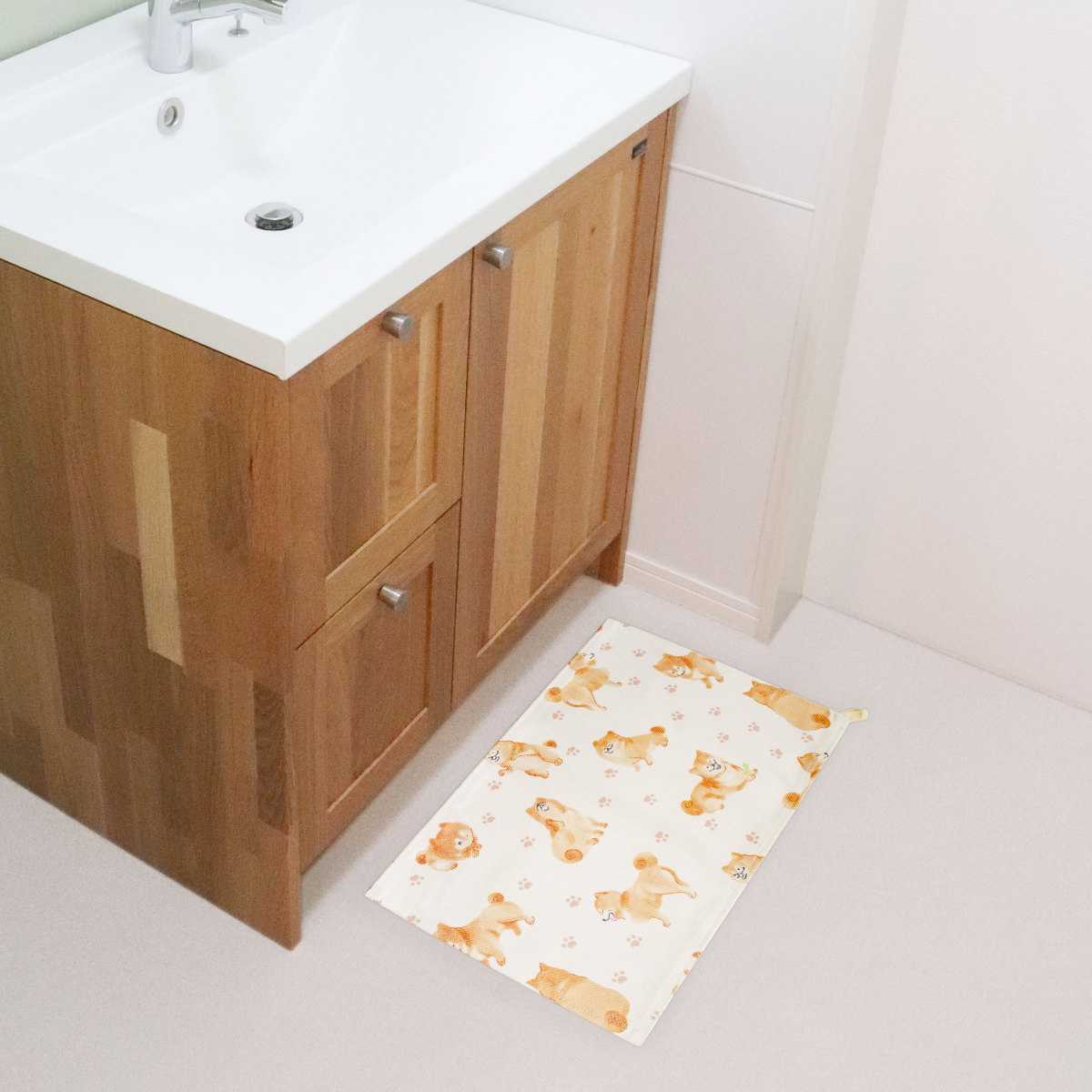 オカトー バスマット ドラム式洗濯機が使える瞬快吸水バスマット 40