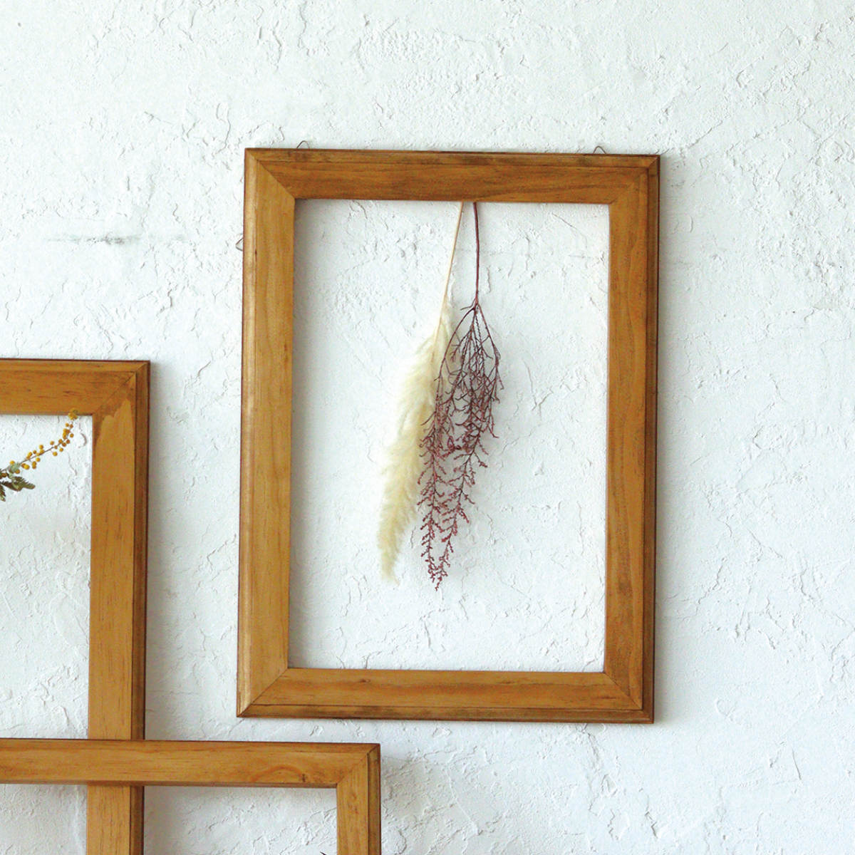 Creer オブジェ ナインマーケ パイン フレーム M 天然木 （ 枠のみ