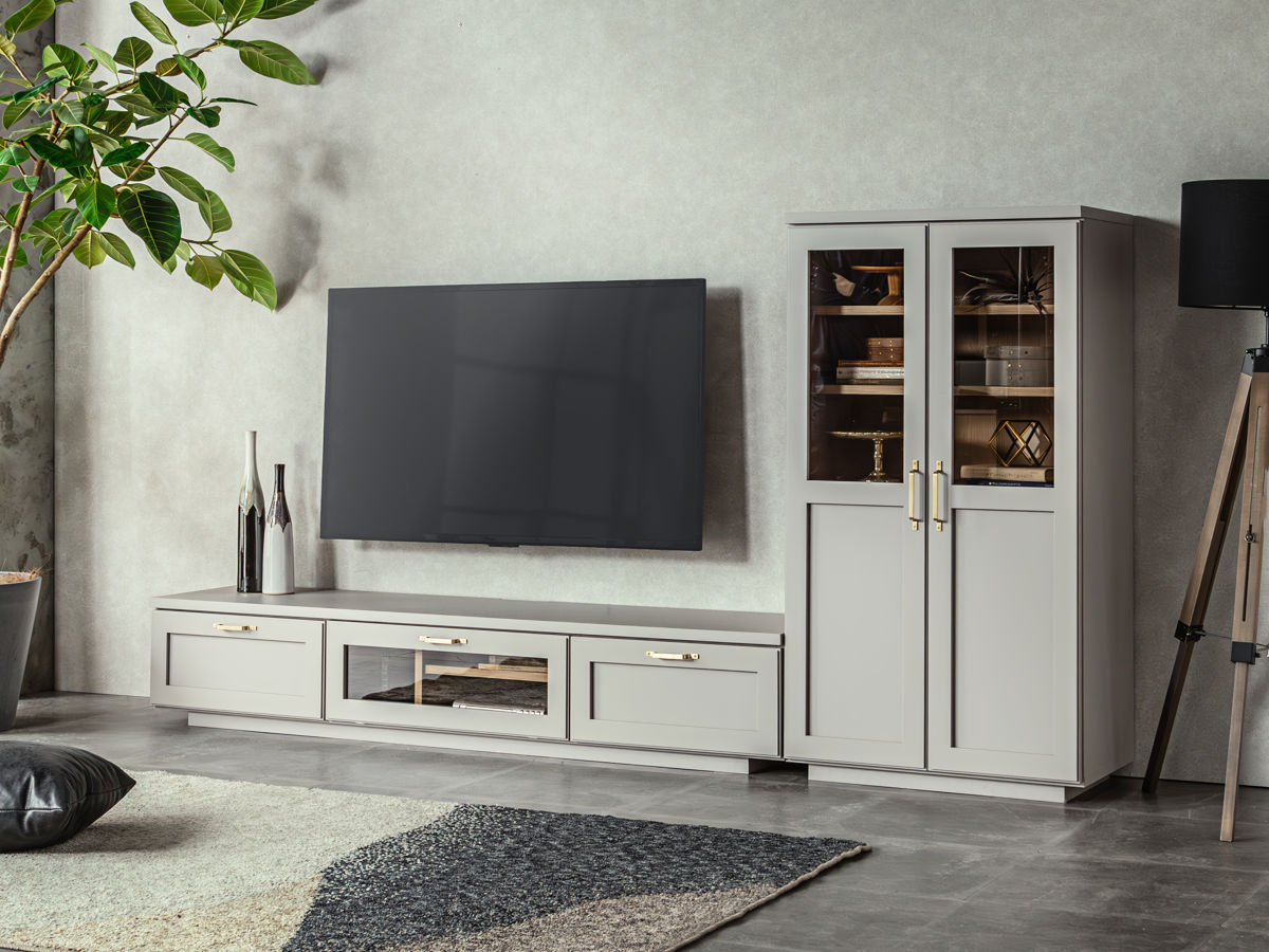 GART（ガルト） キャビネット 幅70cm 両開き扉 可動棚 完成品 日本製