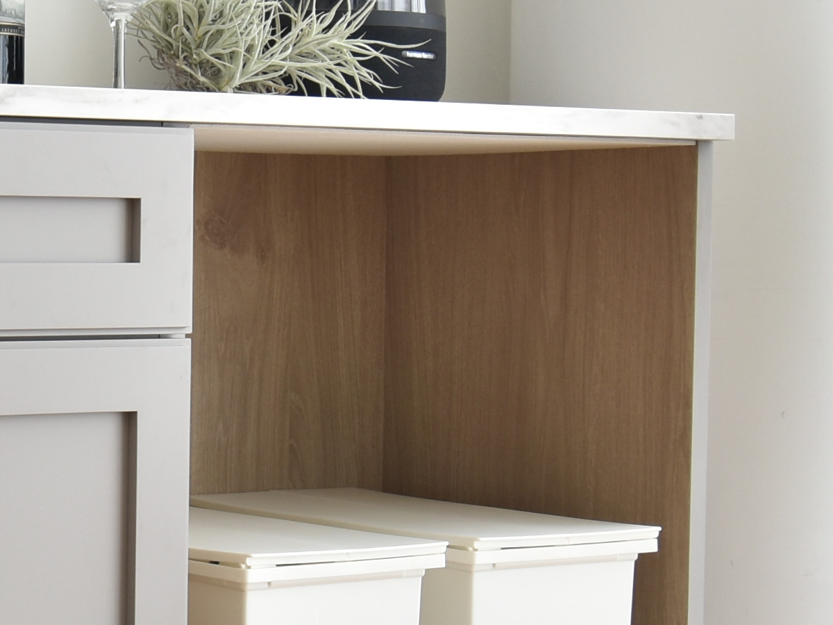 GART（ガルト） キッチンカウンター 幅120cm ゴミ箱収納 完成品 日本製