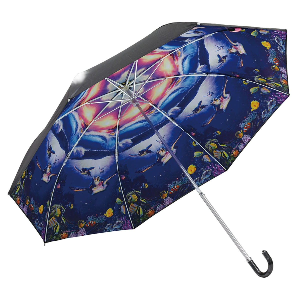 折りたたみ傘 晴雨兼用 クリスチャン・リース・ラッセン （ 傘 かさ