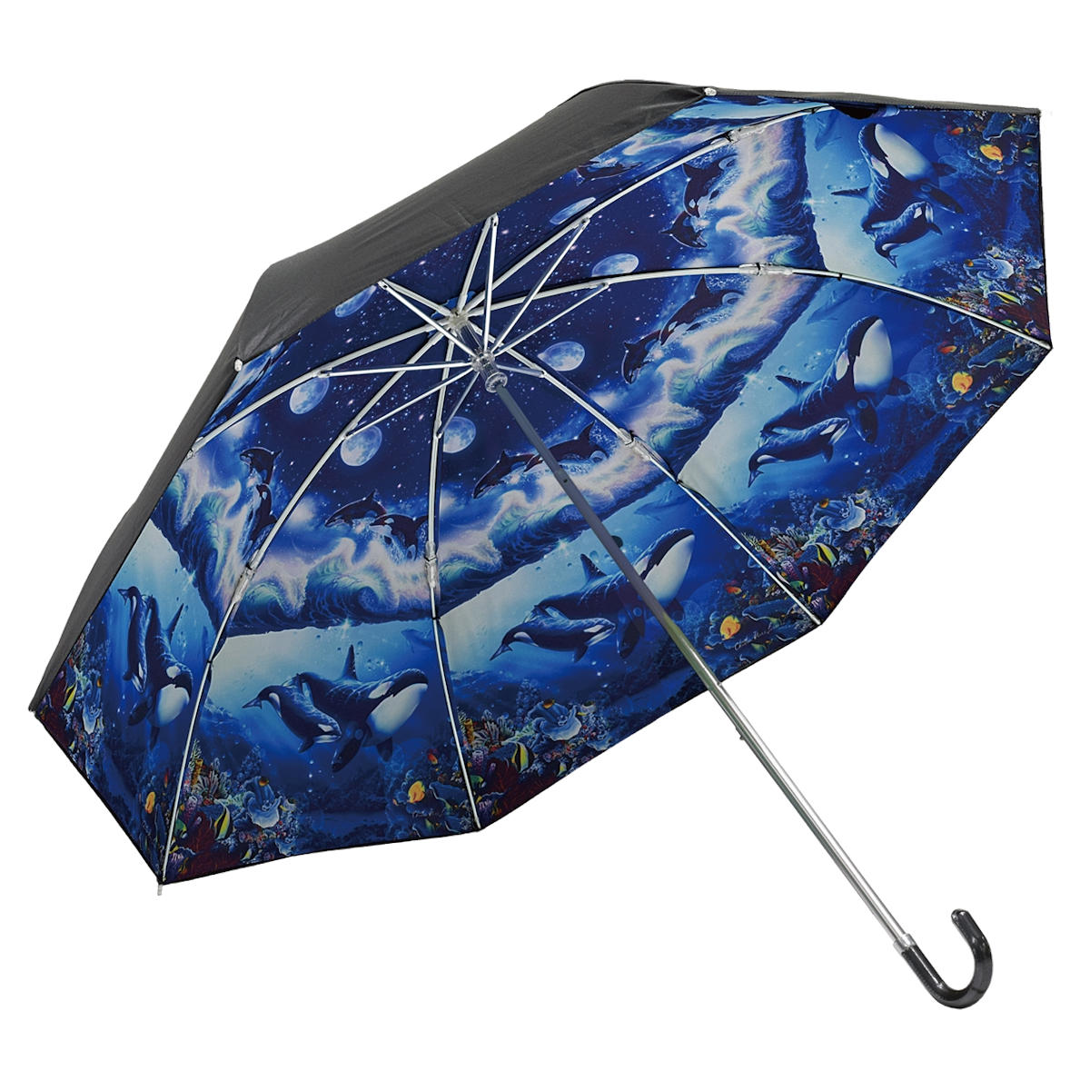 折りたたみ傘 晴雨兼用 クリスチャン・リース・ラッセン （ 傘 かさ