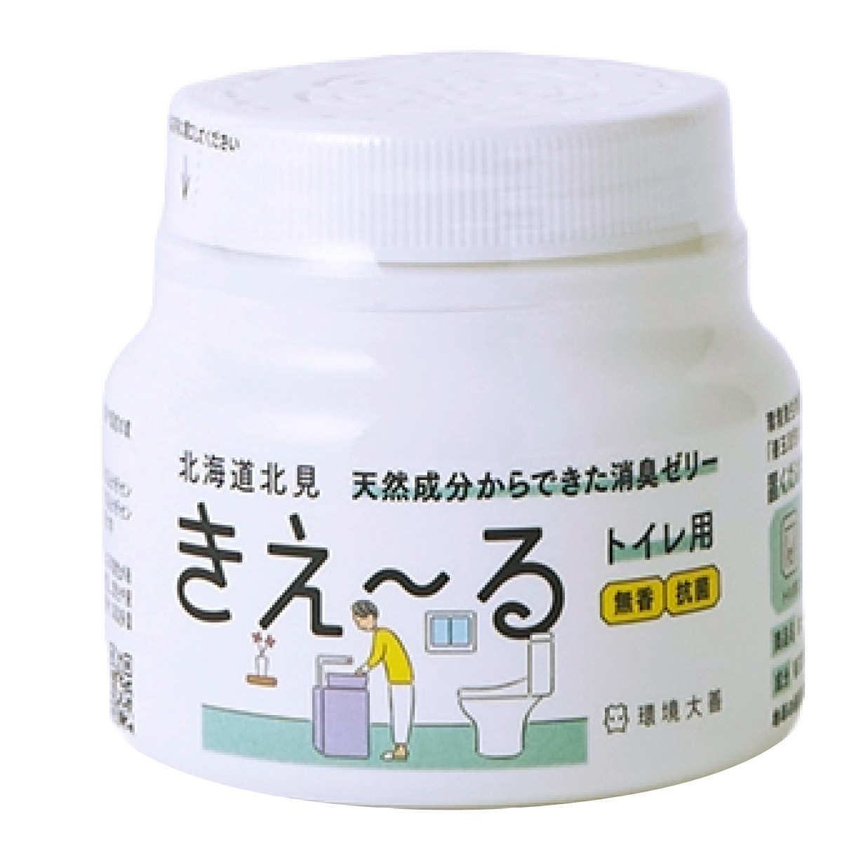 消臭剤 きえ〜る トイレ用 ゼリータイプ 16...の詳細画像2